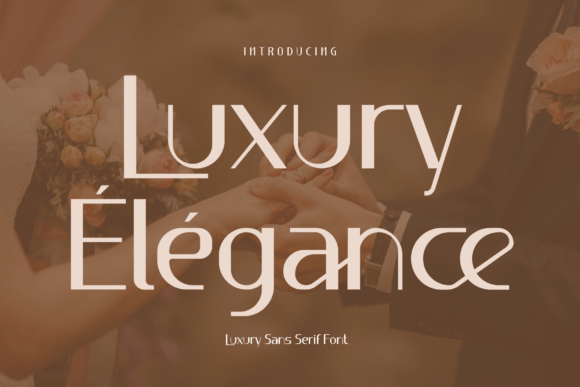 Luxury Élégance: A Premium Sans Serif Font